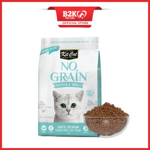 Kit Cat No Grain Dry Cat Food (1kg / 10kg) | Complete & Balanced Diet