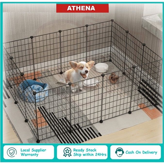 Dog Cage Stackable Pet Fence 35*35CM Cat Rabbit Fence Pet Cage DIY Pet