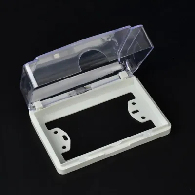 [Fast Shipping] Wall-mounted Switch Protective Cover Plastic Self-Adhesive Socket Waterproof Box Power Outlet Supplies 118 Type Splash-Proof Box Bathroom