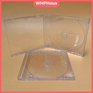 WHPHous 1PCS ReadStar Transparent Plastic Single Piece disc case CD case thickened CD DVD disc box Disc box