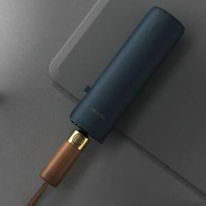 Lordwey & OLYCAT ô hoàn toàn tự động Đàn Ông 10K Ô gập chống gió 280T Vải Lớn Golf Parasol Ô cán bằng gỗ