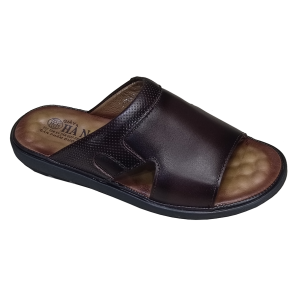 Dép Nam Quai Ngang HÀ NAM Da Bò Thật Cao Cấp DNA2184