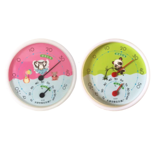 Dial- Temperature Humidity Detector Meter Gauge for Indoor Baby-Room Tabletop Analog-Thermometer Hygrometer with Bracket