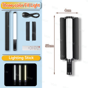 65CM RGB Handheld Light Wand LED RGB Stick 3000K-6000K Photography Lighting Magnetic Tube Light
