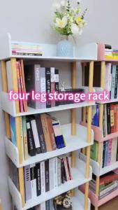Aesthetic Book Shelf Organizer Storage Bag Organizer Rack Versatile 4/5/6Layer Storage Rack