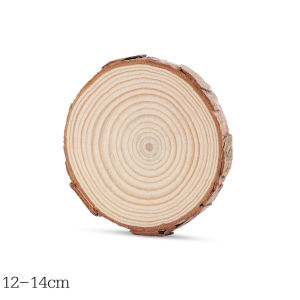 【In Stock From PH】6pcs LOG PINE WOOD Round Natural Wood 8/10/14cm Wooden Ornament