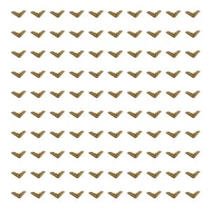 100Pcs Metal Album Corner Protectors Decorative Album Corner Guards For Memory Books And Photo Collection Book