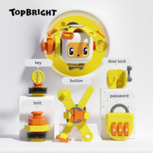 MALOTOYS - TopBright Busy Cube Busy Box Activity Cube Fidget Baby Travel Toy Activity Busy Boards Early Education Busy Block Cognitive For Toddlers Mainan Anak Malo Toys
