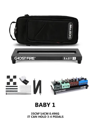 Ghost Fire Different Sizes Pedalboard Alloy Effect Holder Guitar Effect Pedal Board for Guitar Effect V-Series