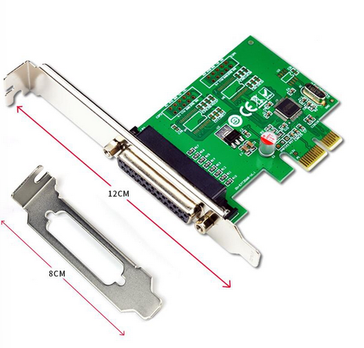 Iocrest IO-PCE382-1P Carte PCI-E Port Parallèle DB25 Pour Imprimante - Compatible Multi-Systèmes