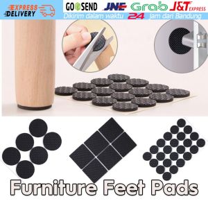 [Ready Stock] Perekat diri Furniture Kaki Kaki Non Slip Karpet Merasa Bantalan Anti Slip Tikar Lembut Tutup Untuk Meja Kursi