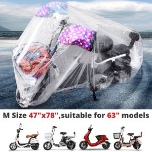 Universal Motorcycle Covers Transparent Waterproof Motor Cover Bike Dust Cover Outdoor Rain Dust Cover