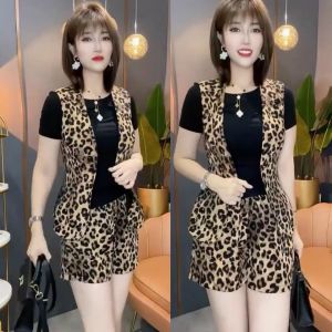 Set Bộ Ba Món Phối Hoạ Tiết Sang Trọng - Glady G69 - Set Bộ Short Phong Cách Năng Động Trẻ Trung Cá Tính Phù Hợp Mọi Hoàn Cảnh