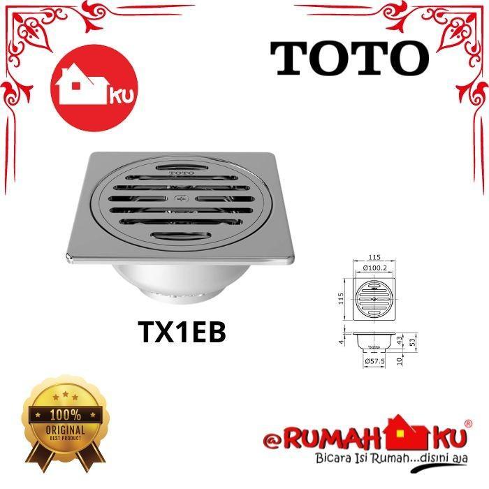 Floor Drain Toto Tx1Eb | Lazada Indonesia