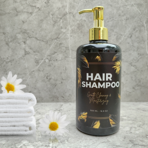 Botol Tempat Sabun Cair Shampoo Pump Aesthetic dengan Mounted untuk Bathroom Counter