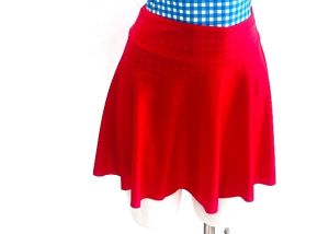 ชุดว่ายน้ำ รุ่นใหม่ ชุดว่ายน้ำวันพีช ลายสก๊อตสีฟ้า สไตล์ญี่ปุ่น สายรัดด้านหลังปรับระดับได้ 6020