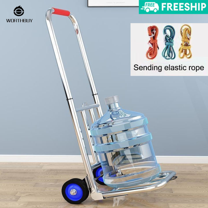 Xe đẩy tay kéo gấp hành lý xách tay mua sắm Mua Đồ tải Wang xiaola Xe đẩy nhà giảm giá thực tế.