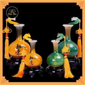 Lọ lục bình như ý bình an phong thủy tài lộc - cặp lục bình may mắn trang trí nhà cửa quà tân gia khai trương sinh nhật