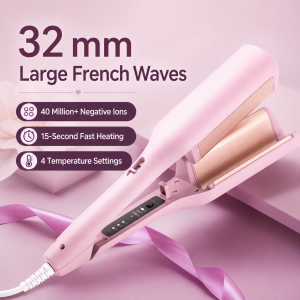 SG🔥32MM Negative Ion Hair Curler Egg Roll French Big Roll Curling Iron Fashion Styling Tools Perm 卷发棒