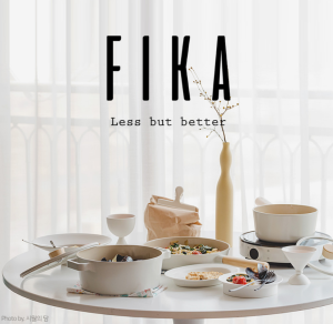 NEOFLAM FIKA 18cm IH Frying Pot Set Stainless Steel Tempura Lid Oil Pot Set