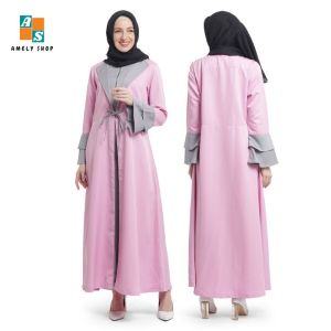CBR Six OKC 613 - Pakaian Muslim Gamis Balotelly Wanita All Size