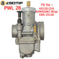 Motorcycle PWL28 Keih-in Carburetor PE28 Fit For KAWASAKI Kr150 Ninja KRR ZX150 GY6 (OEM Number 15004-0022). 