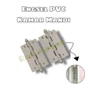 1 PASANG Engsel Plastik PVC kamar Mandi