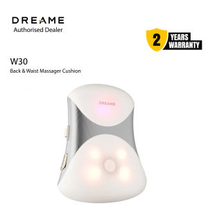 Dreame Back and Waist Massager Cushion W30 | Dual-Zone Heat Seesaw Kneading 8-in-1 2200mAh Voice Prompt Reset