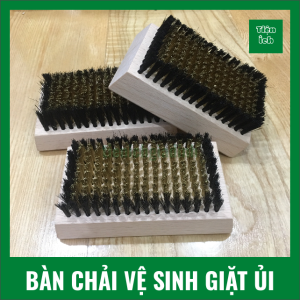 Bàn chải sợi đồng vệ sinh vải nhung da thú cho tiệm giặt ủi sử dụng chà cọ sợi vải làm sạch lông tơ