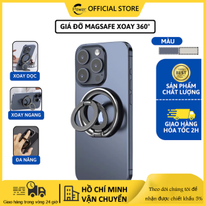 【FREESHIP】Giá Đỡ Từ Tính Hai Mặt Khóa Vòng Kim Loại Giá Đỡ Điện Thoại Di Động Giá Đỡ Nhiều Lần