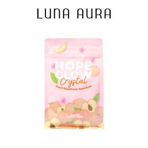 LUNA AURA Hope Glow Crystal Glutathione Juice Drink | Crystal Honeydew Juice Drink | Green Tea Wellness Sachets