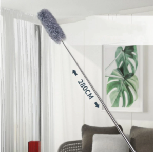 SG Seller]280CM Telescopic Rod Dusting Brush Extend Stretch Feather Duster Household Cleaning Brush [SG Seller]