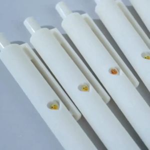 5PCS Emoji button pens ballpoint pens question mark pens cartoon style simple student stationery