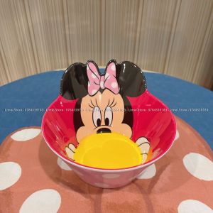 [𝓛𝓲𝓶𝓮𝓲.𝓢𝓽𝓸𝓻𝓮] Chén tô ăn nhựa melamine 3D Elsa Mickey Princess Car Minnie Mike Sulley cho trẻ em bé trai gái
