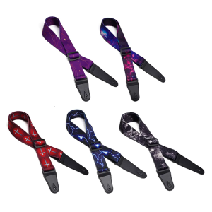 Guitar Replacement Belt Universals Guitar Shoulder Strap Adjustable Soft Cotton Guitar Strap Electric Guitar Bass Part