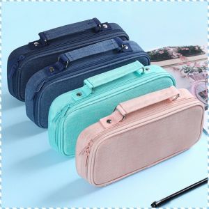 Organizer Bag Waterproof Material Organize Pencil Case Neatness Easy to Carry Learning Supplies