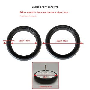 Tyre Cover For Stroller Wheels Bebe Accessories Front Back Wheel For Yoya YoyaPlus Tianrui Babalo Tire 13.5 and 15CM