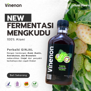 Vinenon - No.1 Terbukti Sembuhkan Batu Ginjal - Cuka Mengkudu 100% Halal BPOM
