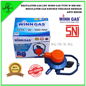 PAKET REGULATOR GAS LPG ANTI BOCOR WINN GAS TYPE W 900 M / NM SET SELANG DIGITAL TEBAL 500 PSI PINK
