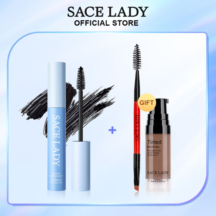 SACE LADY Waterproof Eyebrow Styling Gel Long Lasting Natural No Sticky