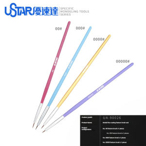 ชุดแปรงรายละเอียดที่ดีสำหรับ Gundam Gunpla GK ปากกามาร์กเกอร์แบบทำมือโมเดลทำเครื่องมือรายละเอียดปากกาเขียนเส้นภาพวาด4ชิ้น