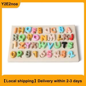 【Local shipping】 Silicone Letters Numbers Fondant Cake Mold DIY Sugarcraft Chocolate Baking Decor