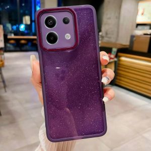 Glitter Case For Redmi Note13Pro 4G Redmi Note 13 Pro Plus Pro+ 13Pro Note13 5G 4G 2024 Xiaomi Phone Casing Back Cover Soft TPU Silicone Flexible Bling Shockproof Bumper Gradient Camera Lens Protect