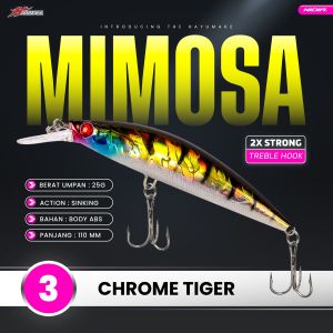 Umpan Pancing Lure Minnow Casting Trolling - Hayumake MIMOSA Sinking Lure 28 Gram