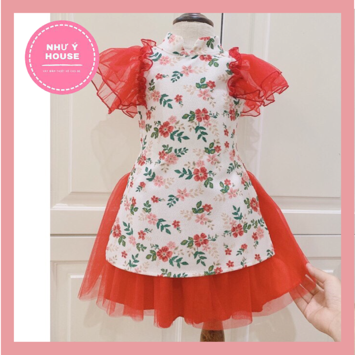 Mua Váy trẻ em, đầm bé gái kèm túi siêu xinh thiết kế cao cấp 4 màu size từ  0-8 tuổi - Vàng - Size 2 (10-12kg) tại ShopMiNaKids | Tiki