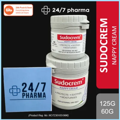 Sudocrem Nappy Cream 60g/125g Sudocream Baby rash Krim DKSH Auriga 婴儿 屁屁霜 antiseptik bayi Antiseptic Healing Cream