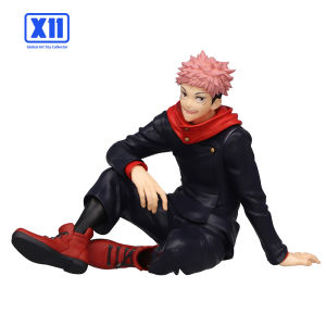 X11 TOYS X FURYU Itadori Yuji Ainime Jujutsu Kaisen Action Figure Model Cup Noodles Sitting PVC Figure Static Doll 15CM Anime Figure