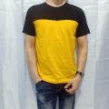 Kaos polos reglan KOMBINASI KUNING-HITAM Uk XXS(20) XS(20) S M L XL XXL. 