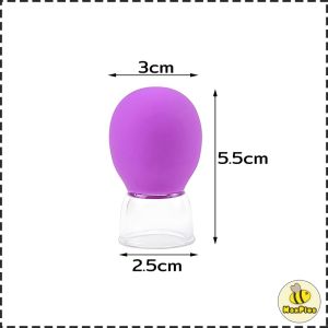 MaxPlus【Ready in Stock】 1pc Glass Face Cupping Cup Face Lift Beauty Cupping Cup