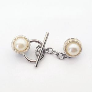 JON09 Crown Nail-Free Cardigan OT Buckle Triangle Rabbit Flower Anti-light Brooch Personality Detachable Close Neckline Decorative Brooch